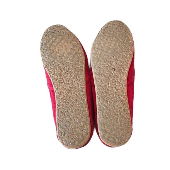 Toms | Women’s Cherry Red Alpargata Style Comfy Canvas Slipper Shoes - Picture 11 of 12